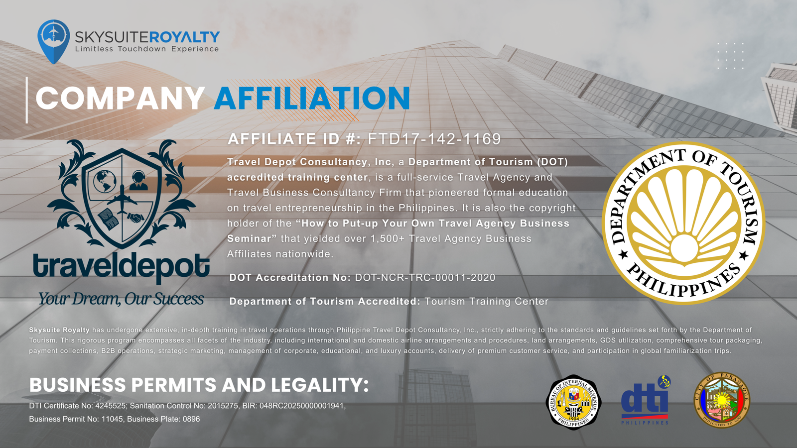 Company Affiliation