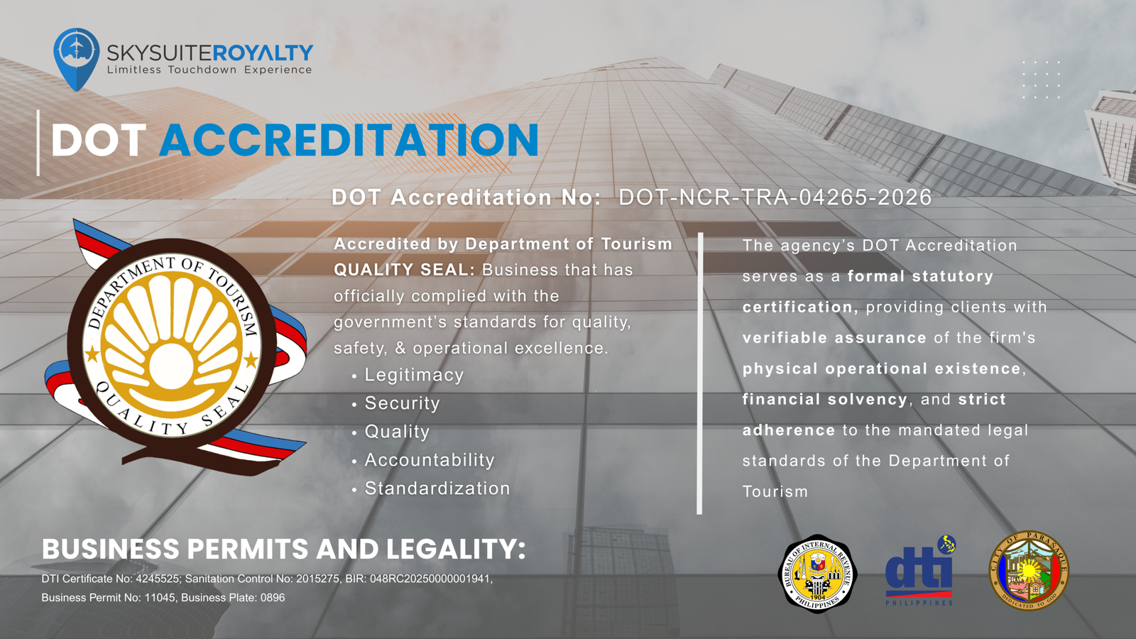 DOT Accreditation